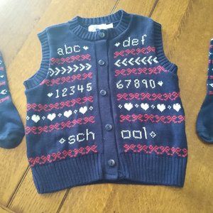 Girls 5/6 Hartstrings Back to School Vest